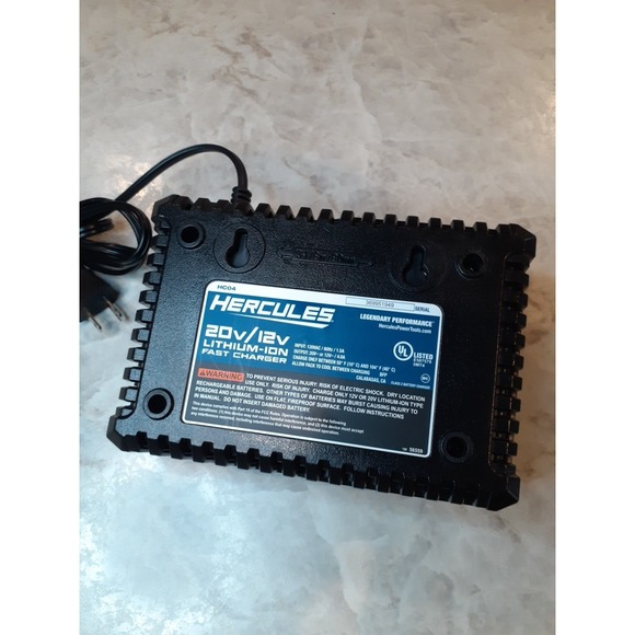 Hercules HC04 Lithium-ion Fast Battery Charger Multi Voltage 20V 12V - Picture 5 of 7